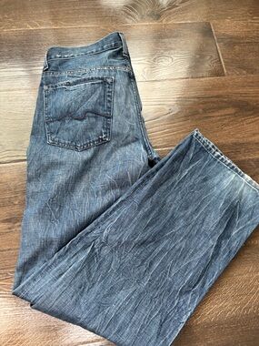 7 For All Mankind like new Womens sz32 Bootcut Medium Blue Jeans